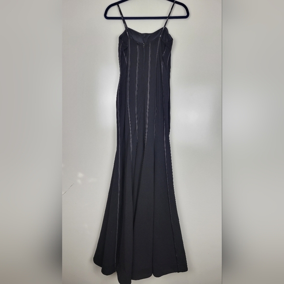 NWT Speechless Juniors Corset Strapless Gown in Black Size 9 - Picture 3 of 11